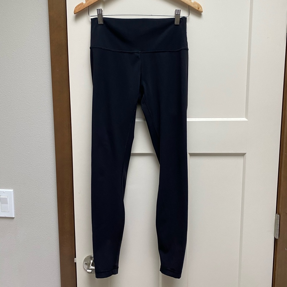 Lululemon Black Full Length Yoga Pants size 8